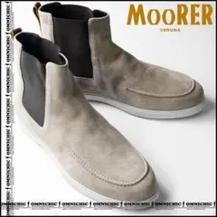 17万MOORERムーレーCESARレザーサイドゴアブーツ43.5/28.5 - メルカリ