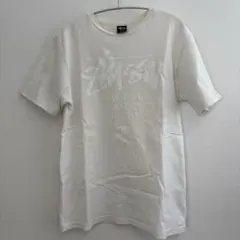 Stussy ホワイト Tシャツ　ワールドツアー