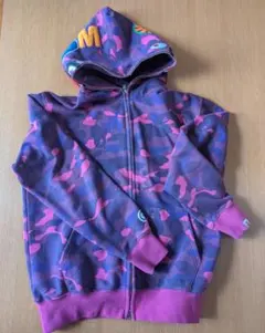 2026年最新】a bathing ape シャークパーカー 紫の人気アイテム - メルカリ