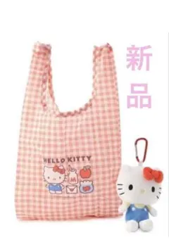 ハローキティ エコバッグ ぬいぐるみマスコット付き