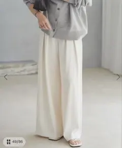 【新品未使用】Plage Tuck Wide パンツ