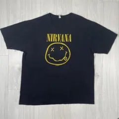 NIRVANA 半袖Tシャツ スマイルロゴ サイズM バンT THE GTS - メルカリ