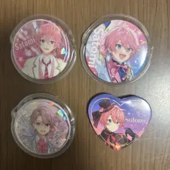 すとぷり　さとみくん　缶バッジセット