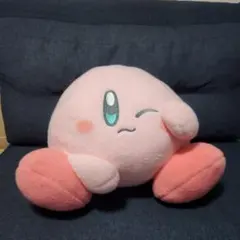 星のカービィ 羊毛フェルト風 超BIGぬいぐるみ　うとうと