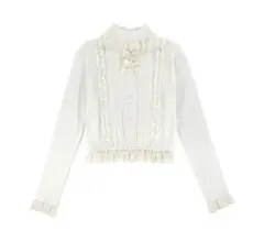 Bobon21 トップス フリル ニット