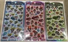 パワーパフガールズ うるちゅる　ポップシール 3枚セット　24時間以内発送