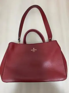 ROBERTA レザー ハンドバッグ レッド