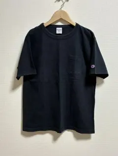 アメリカ製 Champion T1011 ポケット Tシャツ M NAVY