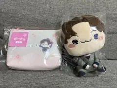 山田利吉　桜もちぴこ　もちぴこぬいぐるみとポーチ