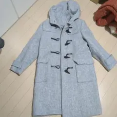グレー ダッフルコート フード付き Sサイズ
