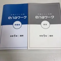 enaワーク 中学1年 理科 問題集 解答付き