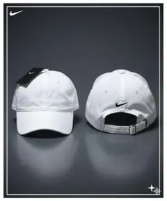【新品】Nike ホワイトキャップ Free Size