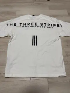 adidas THE THREE STRIPES Tシャツ 白 Mのサムネイル