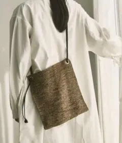 TODAYFUL Raffia Shoulder Bag