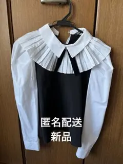 ZARA ブラウス 白黒 S