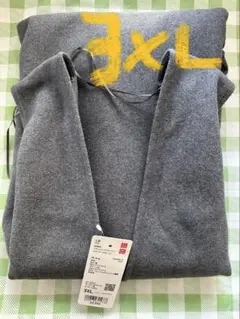 UNIQLO ユニクロ ブラッシュドジャージージャンパースカート 3XL