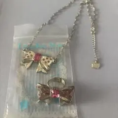 Emily Temple cute リボンモチーフ ネックレス リングセットのサムネイル