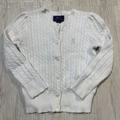 POLO RALPH LAUREN カーディガン 3T/100サイズ　ホワイト