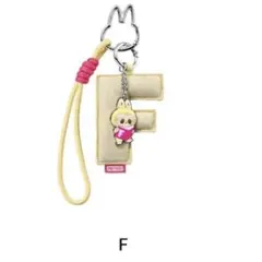 【f】 POPMART　PIN FOR LOVE　ラブブ　イニシャル　チャーム