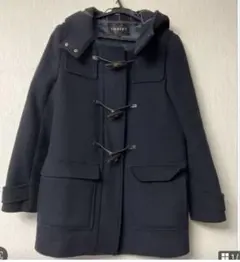 INDIVI ダッフルコート　黒のサムネイル