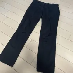 GAP スリムクロップドブラックパンツ