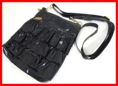 TUNIC　フリル エナメル調　2WAYショルダーバッグ　中古　Mイ-519