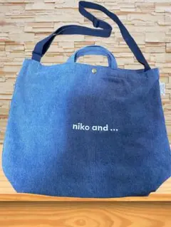 niko and ... デニムトートバッグ