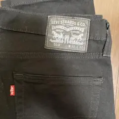 Levi's 510 スキニーデニムパンツ ブラック W32 L32