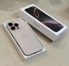 [美品]Apple iPhone16Pro デザートチタニウム 256GB 本体