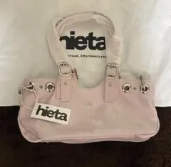 hieta Becky mini ハンドバッグ powderpink