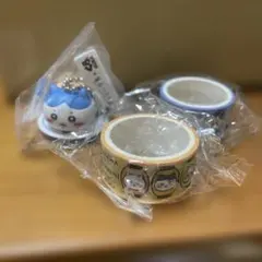 くら寿司といちかわコラボのハチワレキーホルダーとマスキングテープ