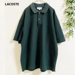 ラコステ ポロシャツ クラシックフィット　M 緑　半袖　ワニロゴ　シンプル　✨