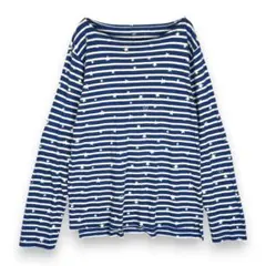 ユニフォームエクスペリメント ボーダー 星柄 ロンT 長袖Tシャツ カットソー