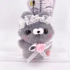 ✨新品✨　すくっとたっちさん　くまさん　ゴシック ぬいぐるみ　キーホルダー