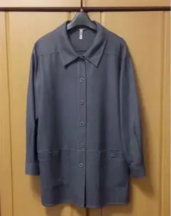 レリアン シャツブラウス  オーバーシャツ 大きいサイズ used