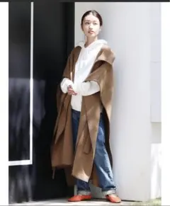 【タグ付き未使用品】Ungrid　キルティングリバーシブルポンチョ Ungrid - キルティングリバーシブルポンチョ/Ungridの通販 by