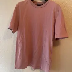 MAISON SPECIAL Tシャツ ピンク ラインストーン 半袖　カットソー