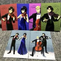 進撃の巨人　非売品　イラストカード　エレン　ミカサ　リヴァイ　エルヴィン　6種