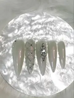 ロングアーモンド型 ネイルチップ