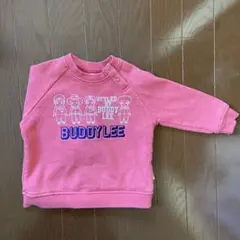 BUDDY LEE ピンク トレーナー 80