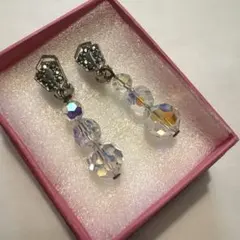 ビンテージ　アールデコ　アイスクリップ イヤリング　（イギリス製）