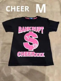CHEER ピンクロゴTシャツ Mサイズ ブラックのサムネイル