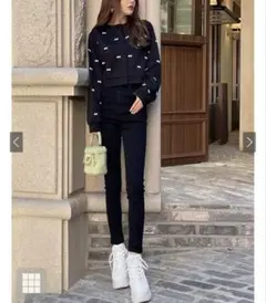 GRL ハイウエストスキニーデニムパンツ[cu110]