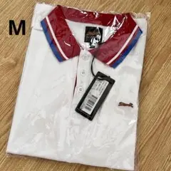 Le TIGRE ルティグレ ポロシャツ　ホワイト　薄手　レッド　M ②のサムネイル
