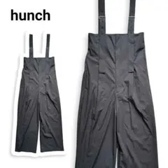 ✦週末セール✦美品 ハンチ サロペット オーバーオール ワイドパンツ グレー Fのサムネイル