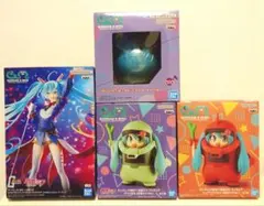 ガンダム45周年✕初音ミクコラボ　フィギュア3体＋ハロスピーカー　4点セット