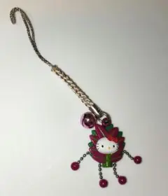 ご当地キティ 金時草 キーホルダー 金沢限定