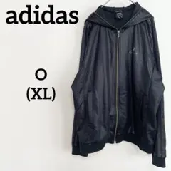 adidas アディダス ジャージ 上着 ブラック スポカジ 古着コーデ