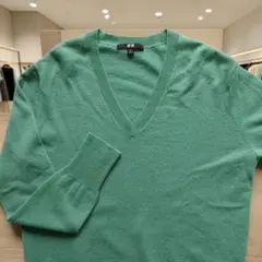 ユニクロ レディース カシミア100% Vネックセーター XL
