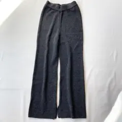 【美品】ミューズドゥドゥーズィーエムクラス　OLBIA リブパンツ　カシミヤ混